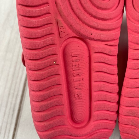 Native Chase Sandals Girls Toddler Size 7 Pink Play Washable Water Velcro Slip - Picture 8 of 11